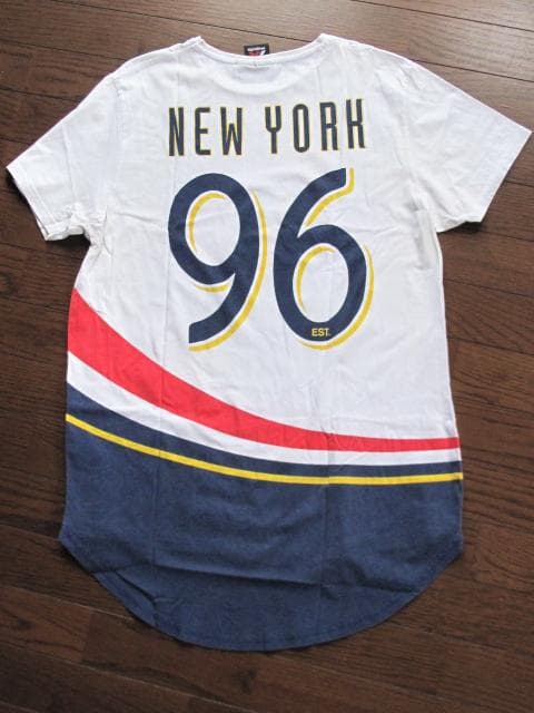 Majestic Red Bull New York ロング丈Tシャツ L