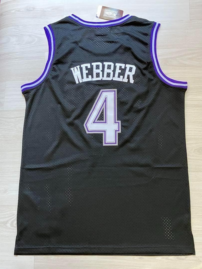 【未使用品】 NBA クリス・ウェバー KINGS キングス ユニフォーム　L