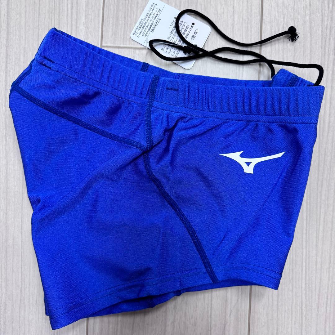 ミズノ　女子陸上ショーツ(スパッツ型)　ブルー単色　XLサイズ　新品
