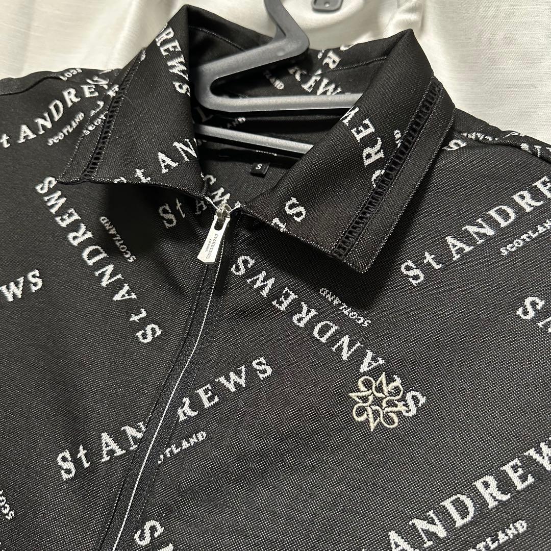 St ANDREWS ロゴプリント ワンピース