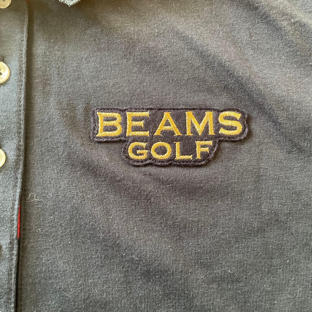 BEAMS GOLF ネイビー ポロシャツ Lサイズ