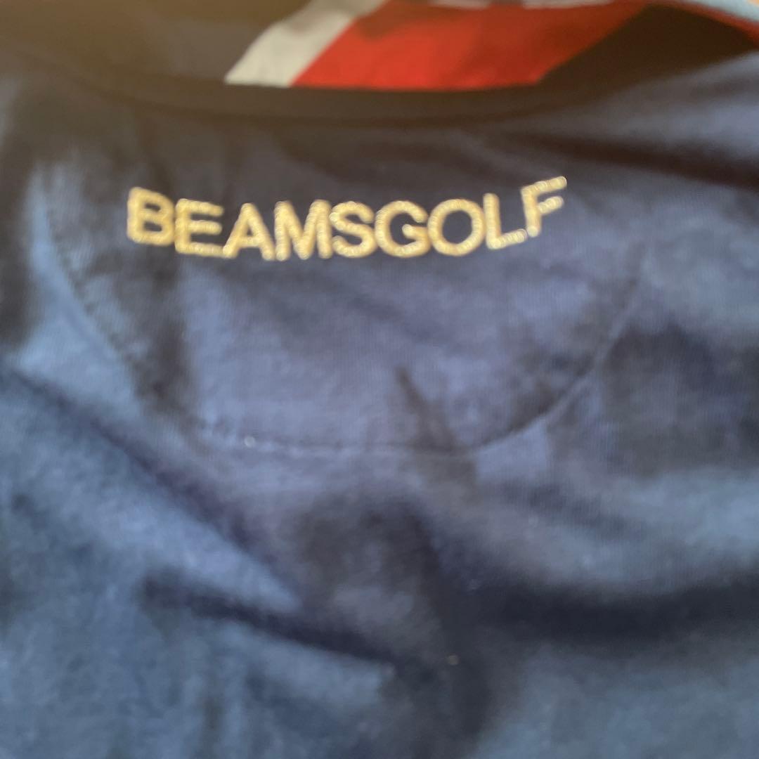 BEAMS GOLF ネイビー ポロシャツ Lサイズ