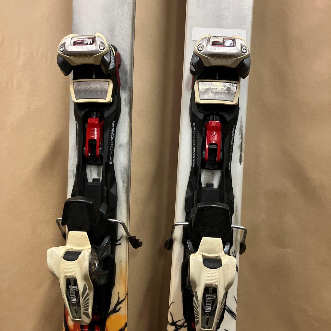 バックドロップ ファットスキー ビンディングクランポンシール付き