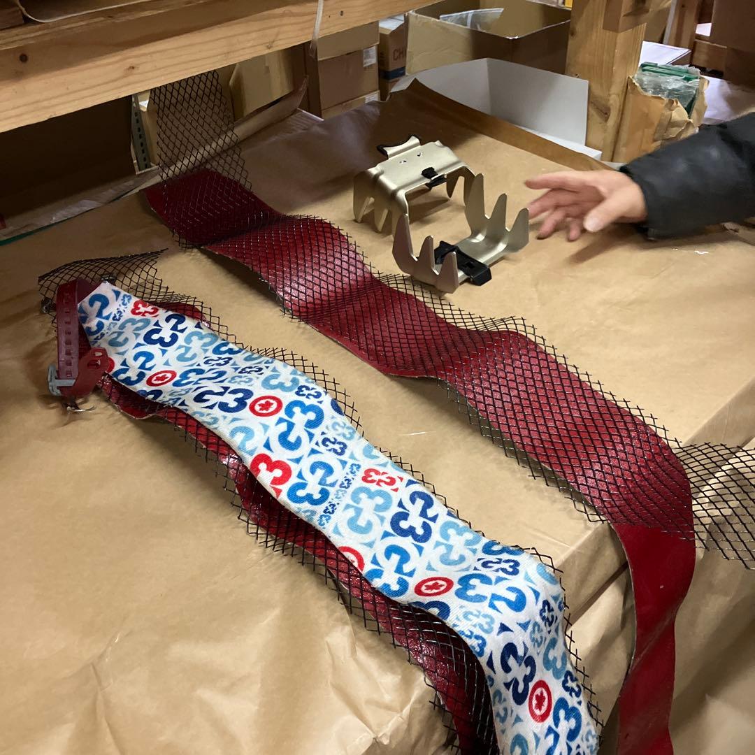 バックドロップ ファットスキー ビンディングクランポンシール付き