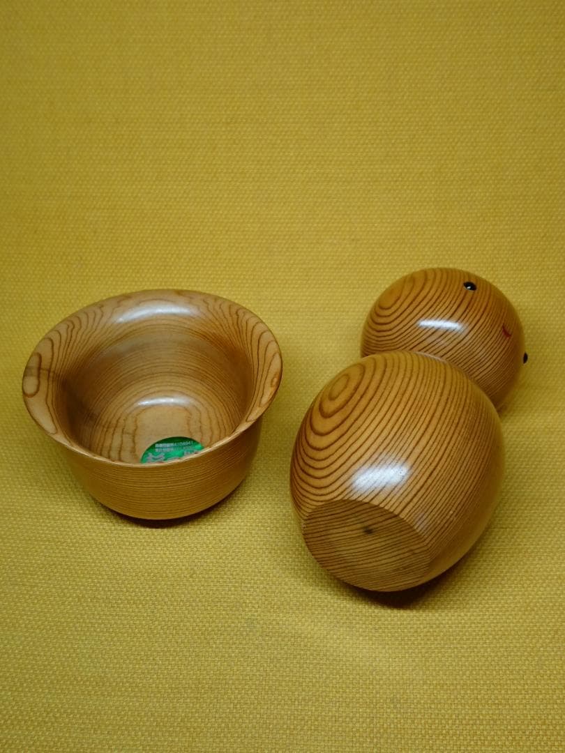 【美品】屋久杉　人形　木製　置物　インテリア　工芸品　美術品　A3394