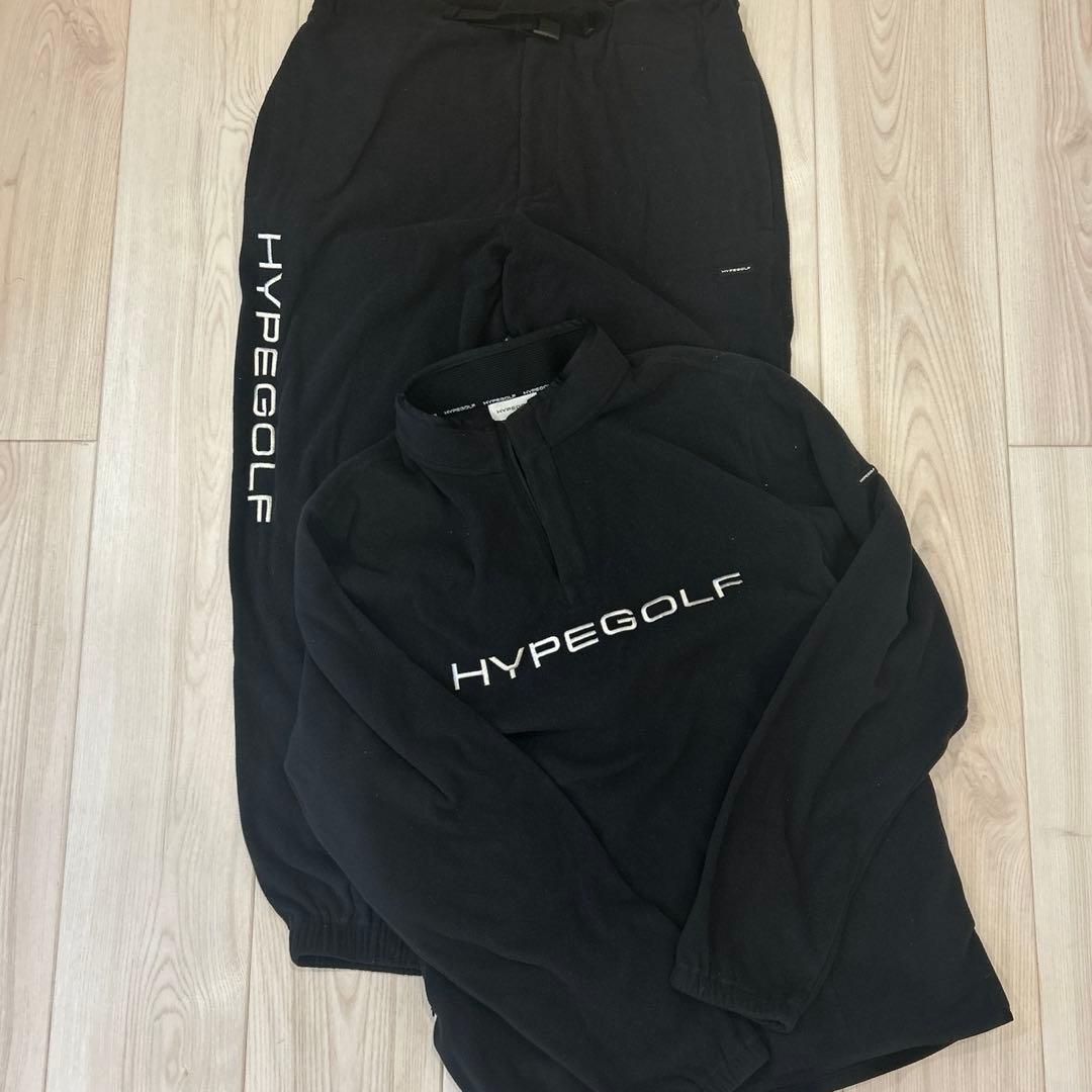 Hypegolf Fleece HalfZip セットアップ　ジャケット　ゴルフ