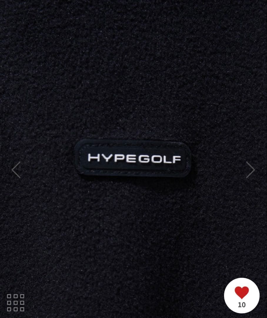 Hypegolf Fleece HalfZip セットアップ　ジャケット　ゴルフ