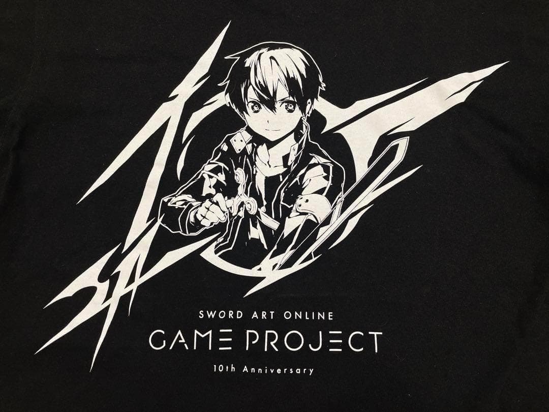 ソードアートオンライン 10周年 キリト ゲーム攻略会議 2023 Tシャツ M