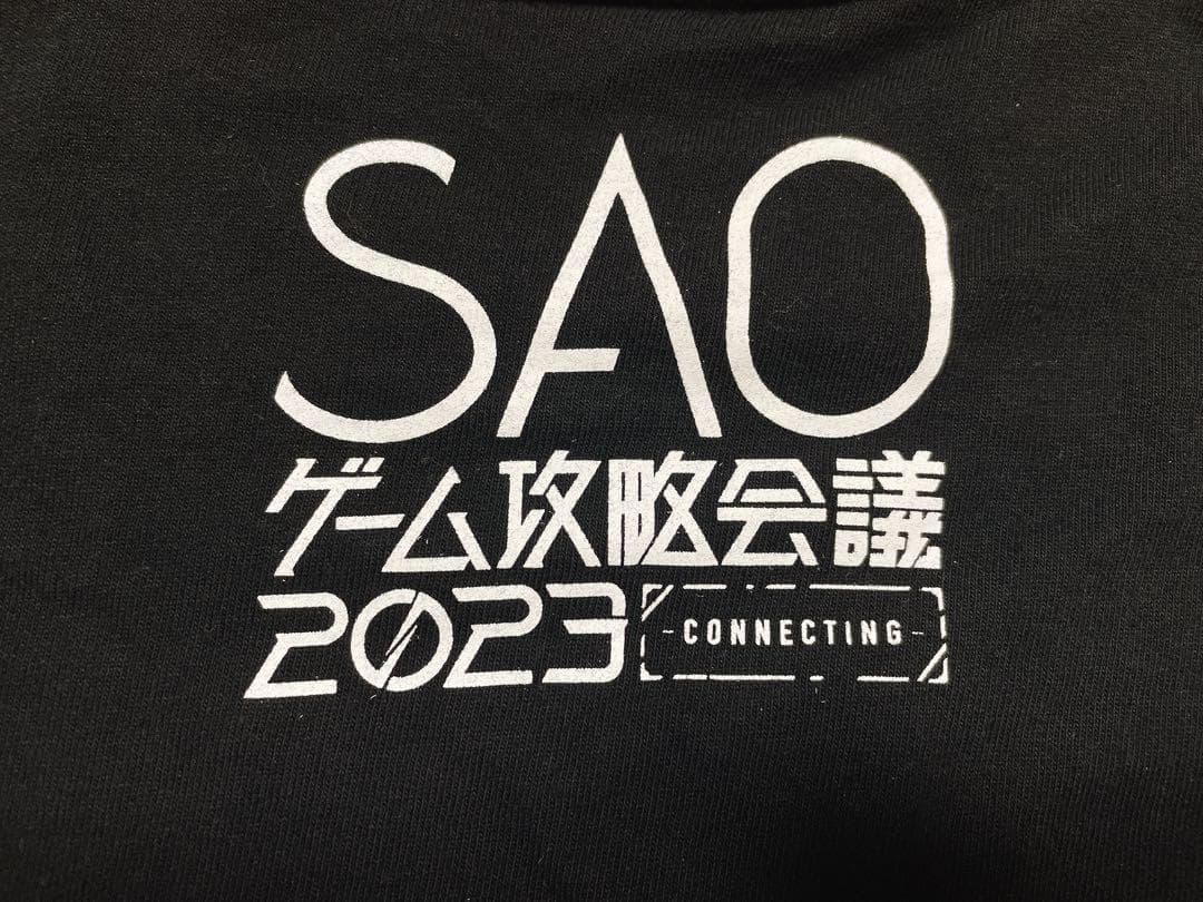 ソードアートオンライン 10周年 キリト ゲーム攻略会議 2023 Tシャツ M