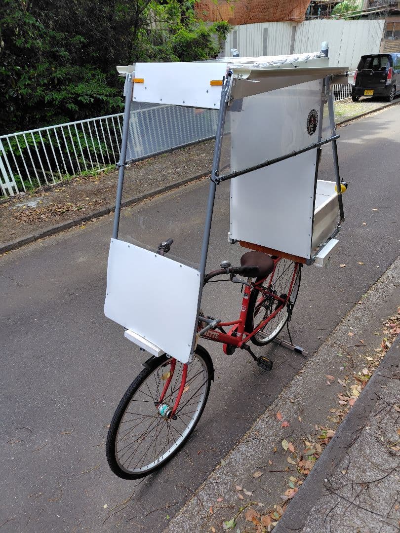 屋根付き自転車 デコチャリ 改チャリ ベースにも　ジャイロキャノピーの自転車版