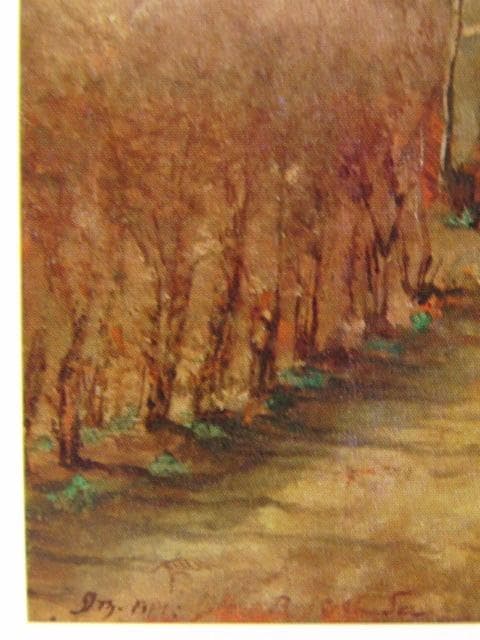岸田劉生、【早春】、新品高級額 額装付、年代物・希少画集画、状態良好