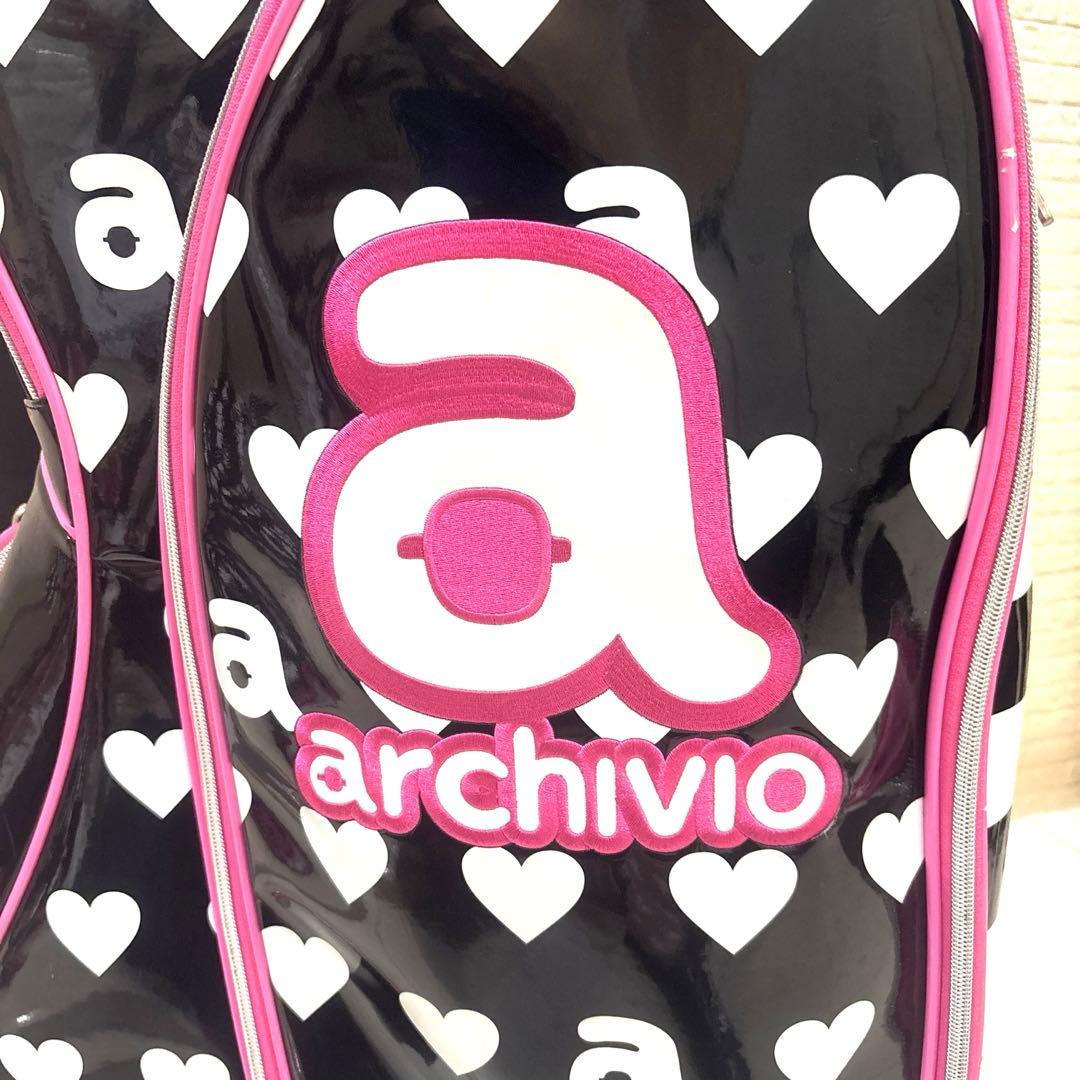 archivio アルチビオ ハート柄 ♡キャディバッグ