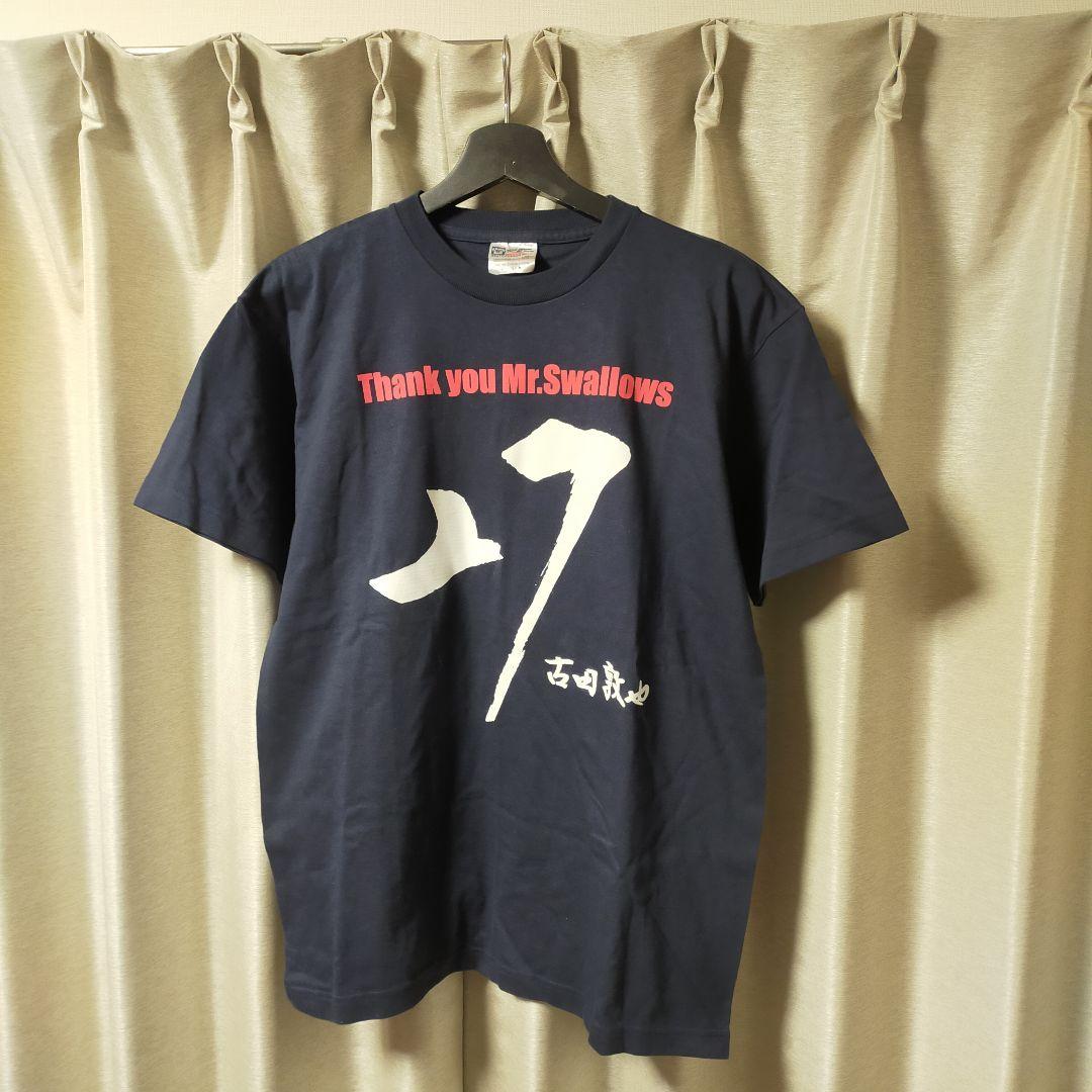 【未着用】 ヤクルトスワローズ 古田敦也 引退記念 Tシャツ Lサイズ