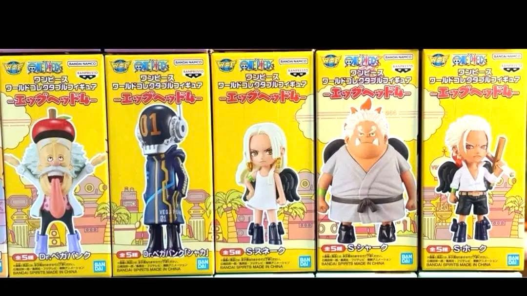 ワンピース ワールドコレクタブルフィギュア エッグヘッド編 1~6 30体セット