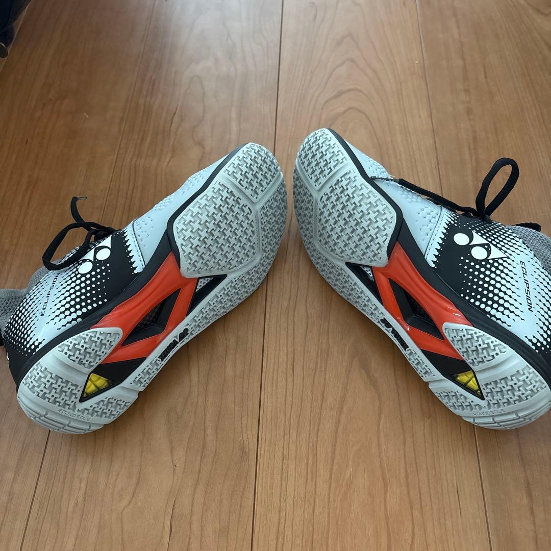 YONEX バドミントン シューズ ハイカット グレー23.5