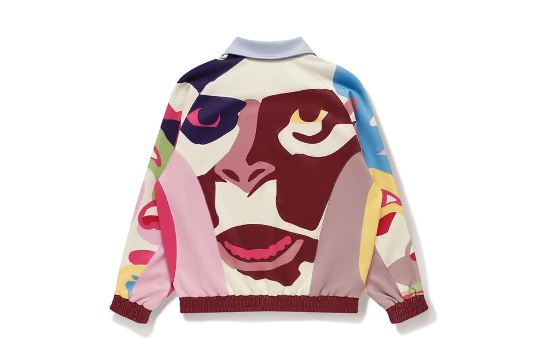 レディースウェア BAPE KIDSUPER PATCHWORK TRACK JACKET