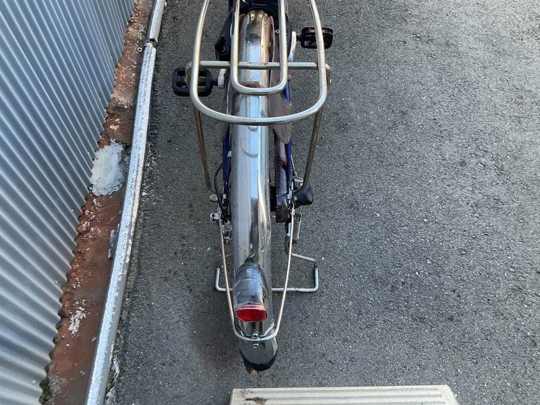 パナソニック最新機種電動アシスト自転車viviDX26インチブルーボディー