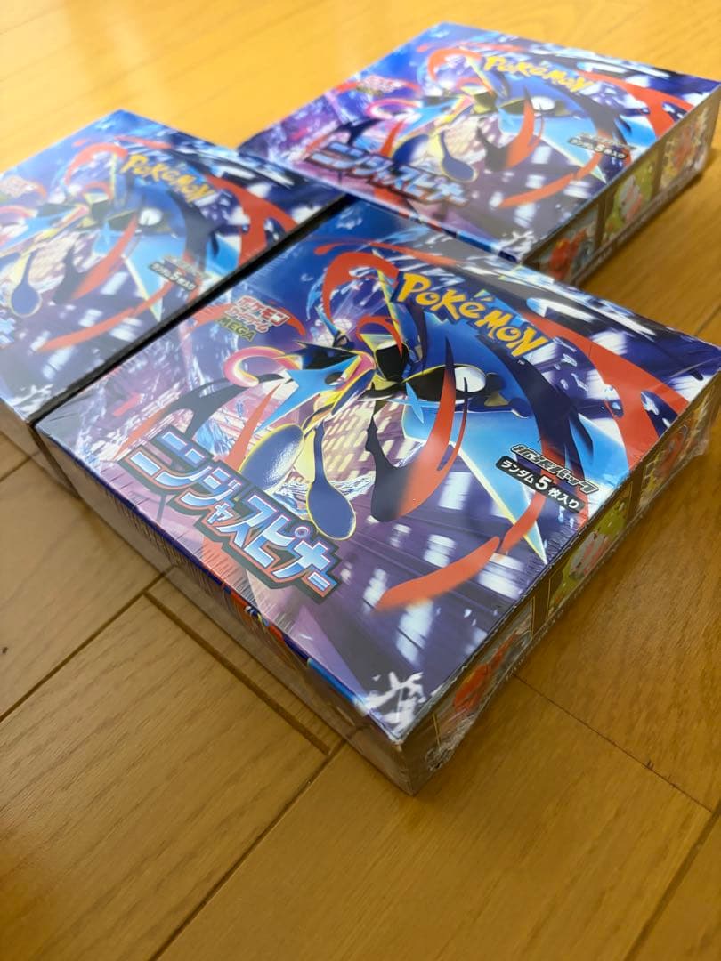 【新品♪シュリンク付♪】ポケモンカードMEGA　ニンジャスピナー　3BOX