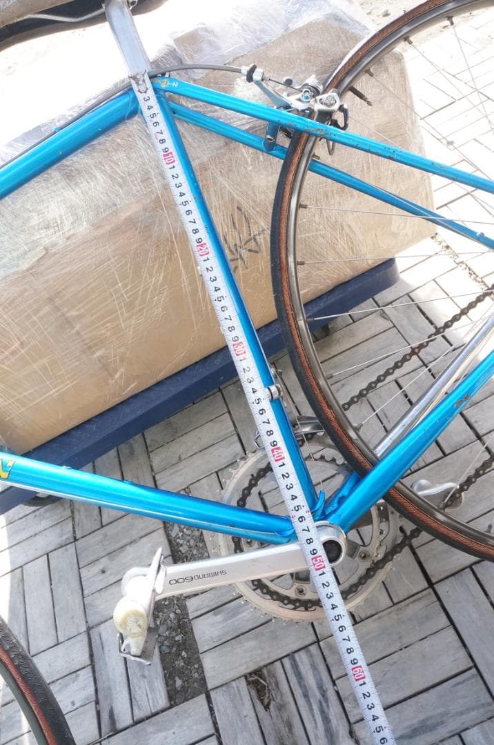 ZUNOW　T.KAGEYAMA　ロードバイク　青　シマノ600コンボ　クロモリ