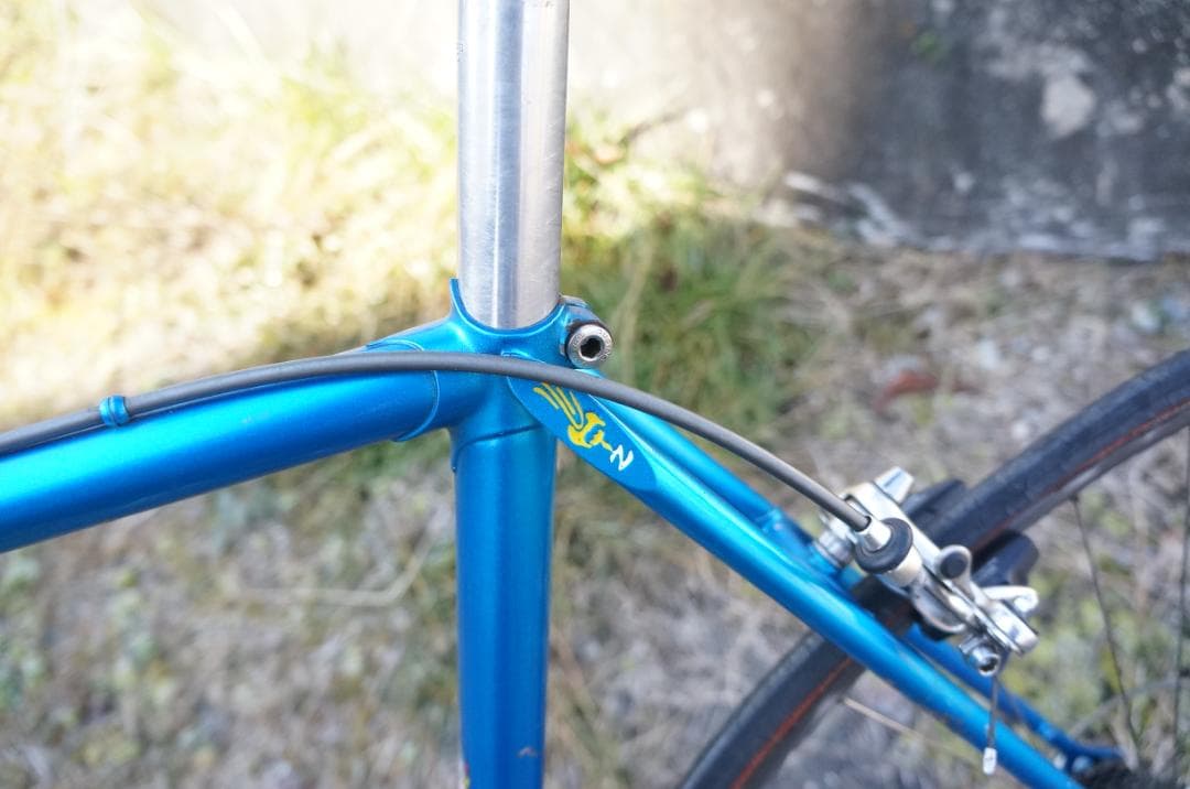 ZUNOW　T.KAGEYAMA　ロードバイク　青　シマノ600コンボ　クロモリ