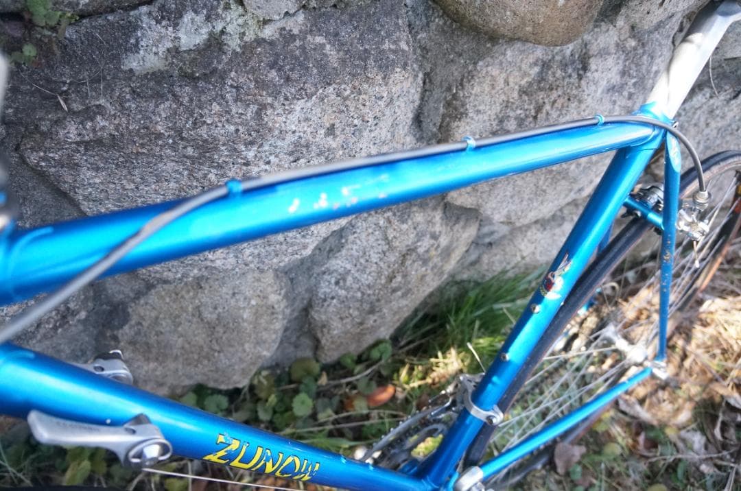 ZUNOW　T.KAGEYAMA　ロードバイク　青　シマノ600コンボ　クロモリ