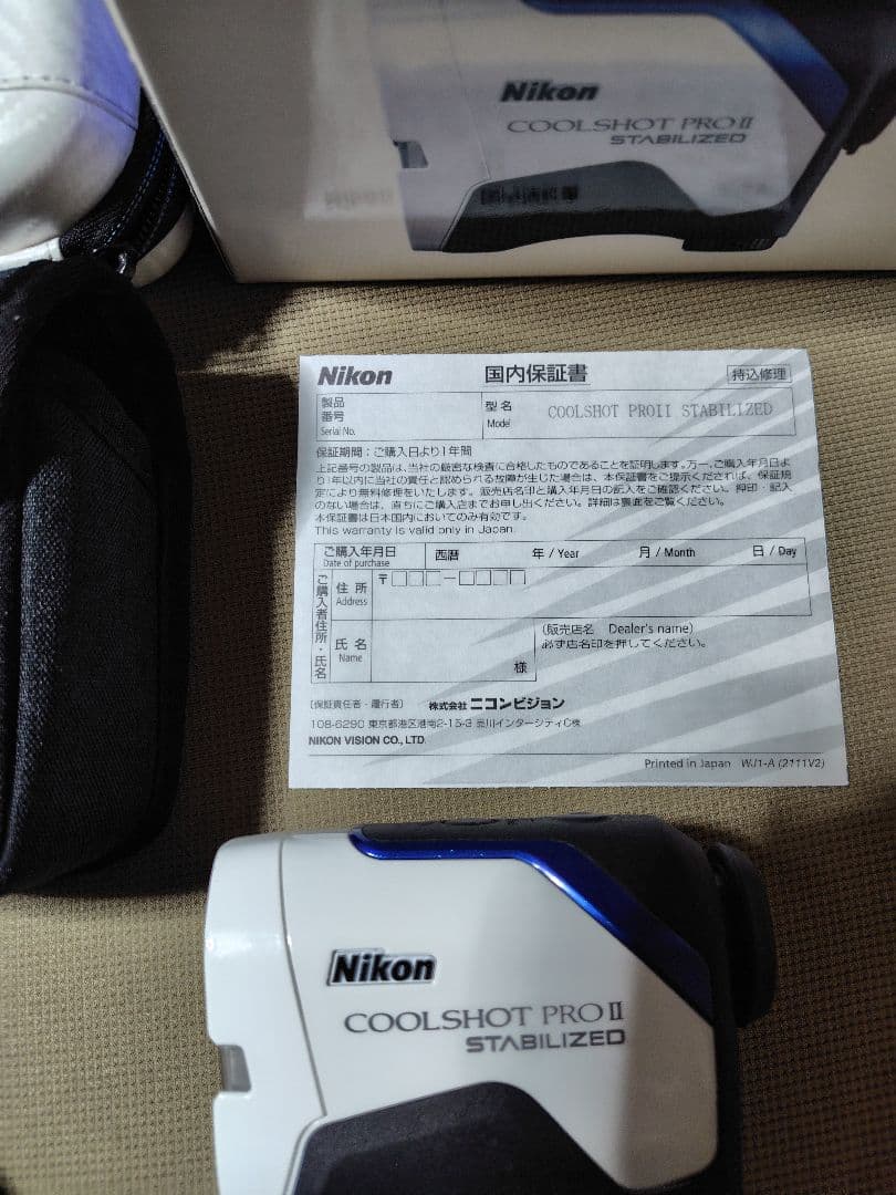 ★美品Nikon COOLSHOT PRO II　スタビライザーレーザー距離計