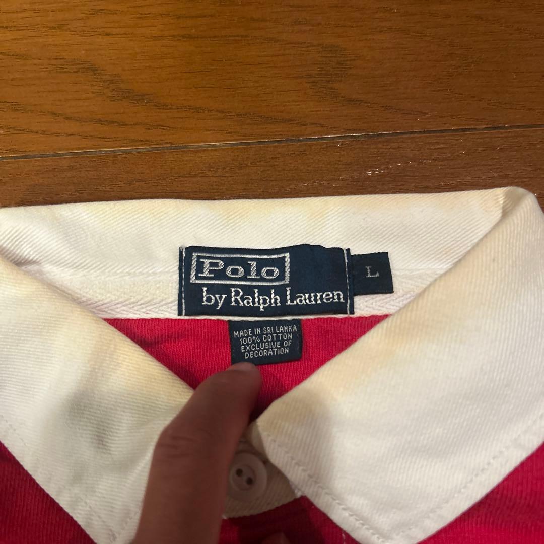 90s POLO By RALPH LAUREN ラルフローレン ラガーシャツ