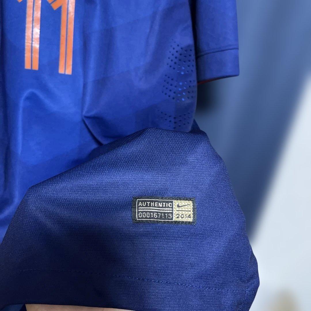 NIKE オランダ代表ユニフォーム ロッベン　2014年 オーセンティック