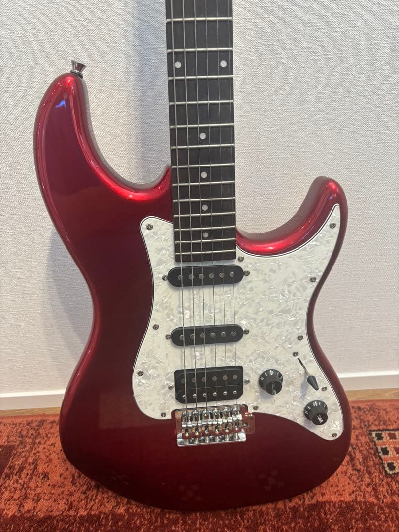 Elioth レッド エレキギター ギターケース付