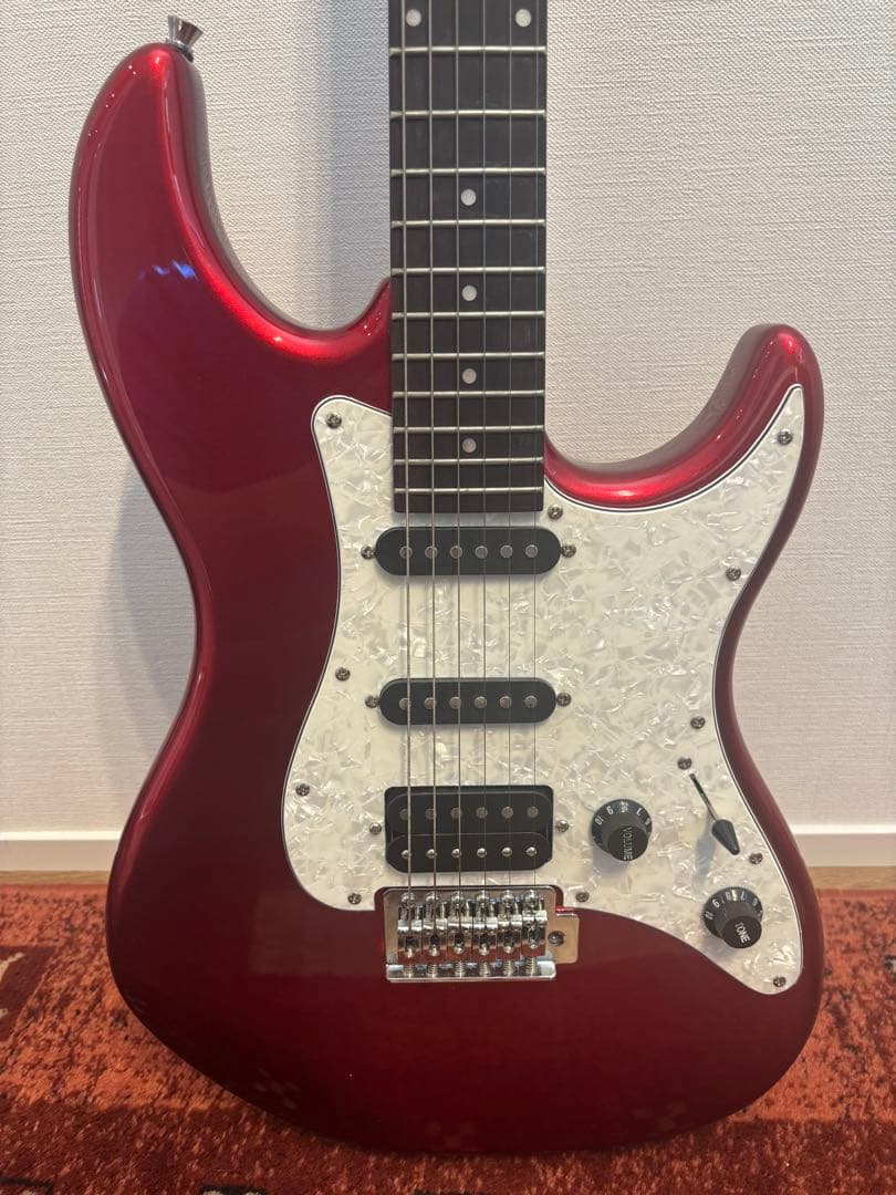 Elioth レッド エレキギター ギターケース付