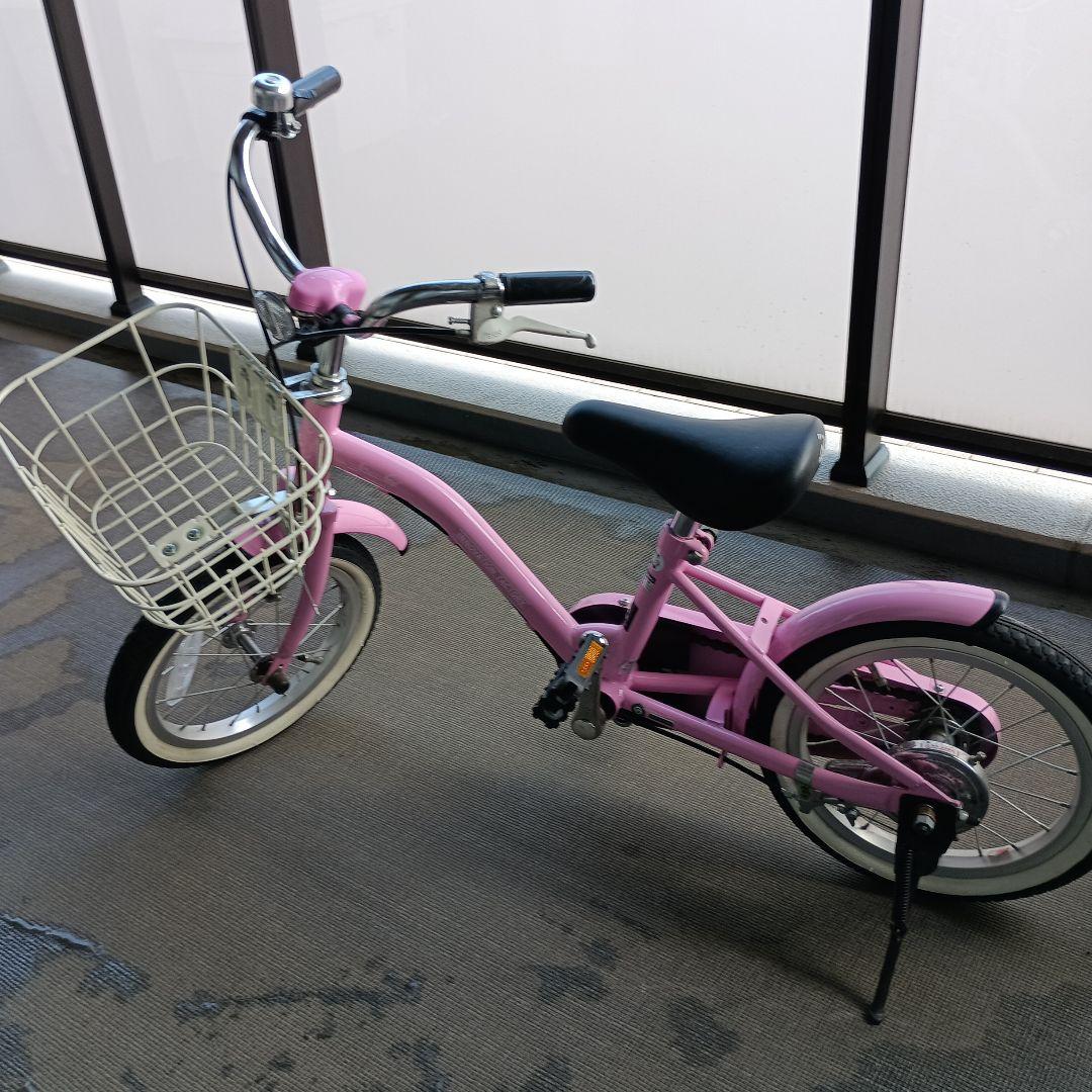 14インチ 幼児用ピンク自転車