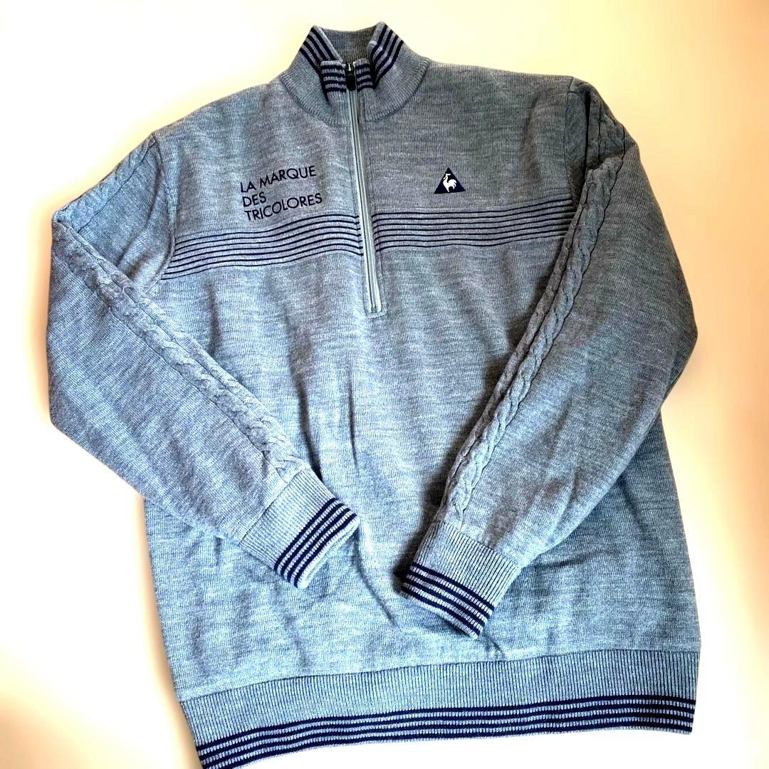 le coq sportif ゴルフコレクション セーター グレー　Ｌサイズ