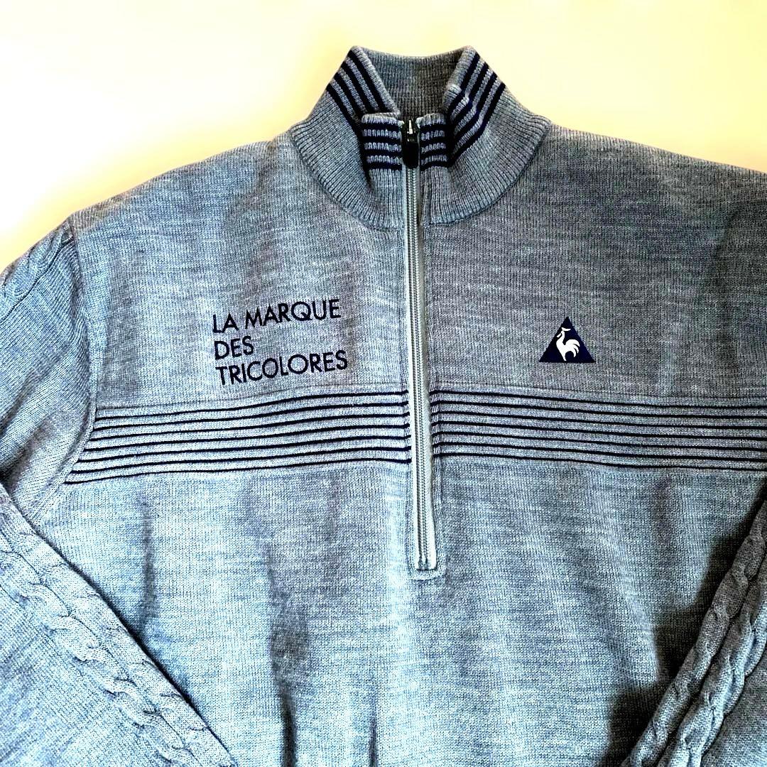 le coq sportif ゴルフコレクション セーター グレー　Ｌサイズ
