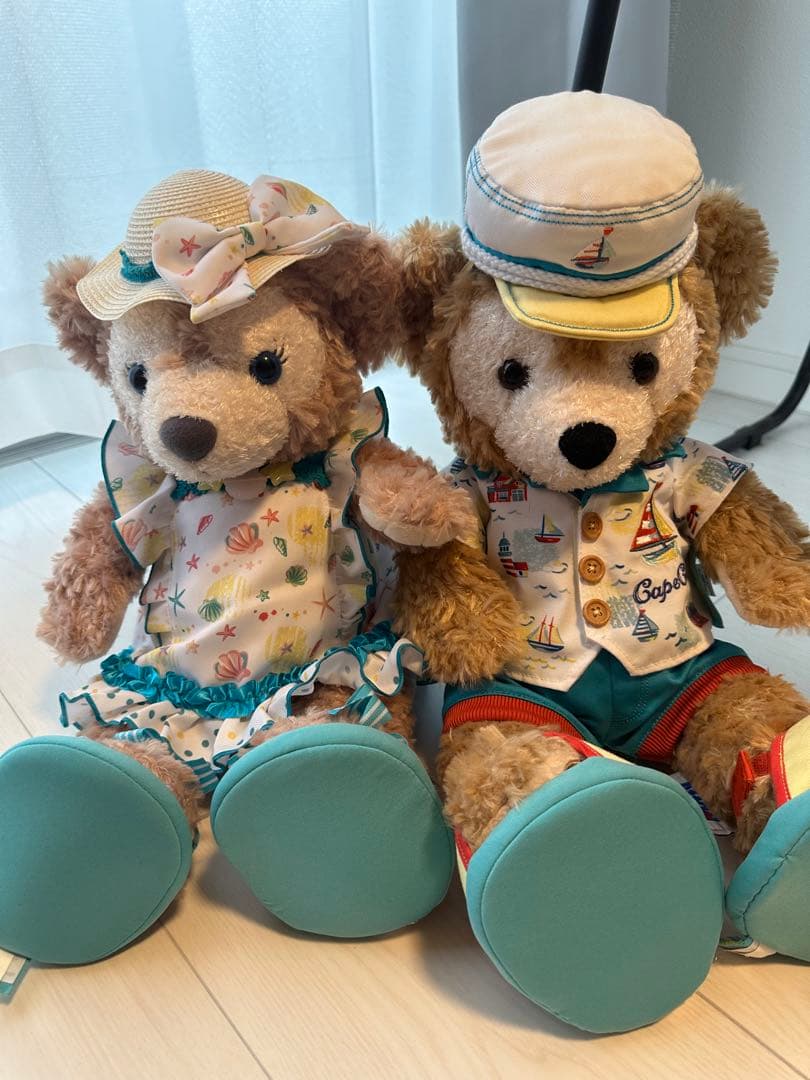 ダッフィー　シェリーメイ　サニーファン　2019 夏　ぬいぐるみ