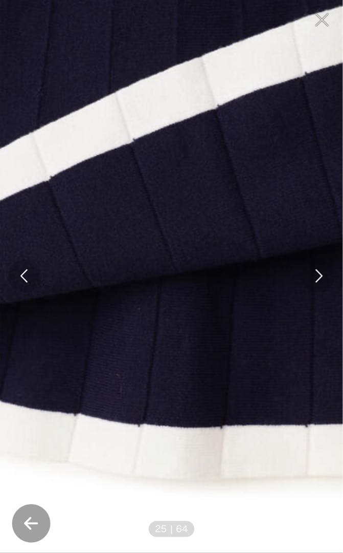 【PING APPAREL】ボーダーリブニットセットアップニット〈NATIVE〉