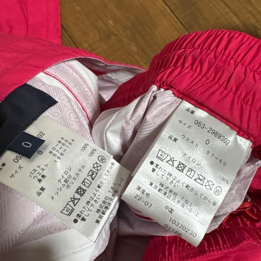 未使用品　パーリーゲイツ レインウェア レディース　0