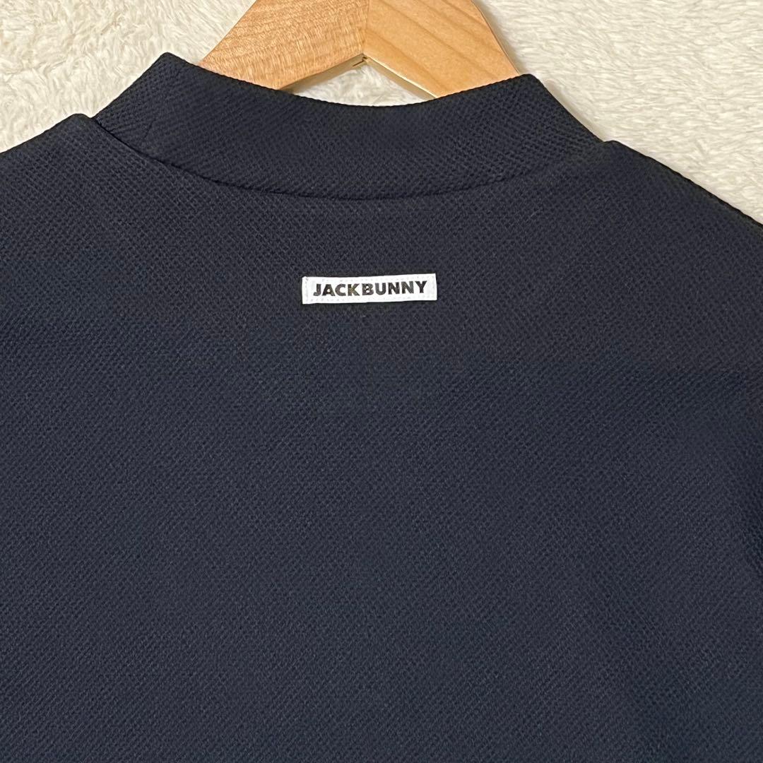 JACKBUNNY ビッグロゴモックネックゴルフシャツ◎近年モデル★超美品