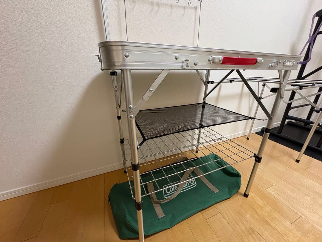 Coleman キッチンテーブル マルチカラー