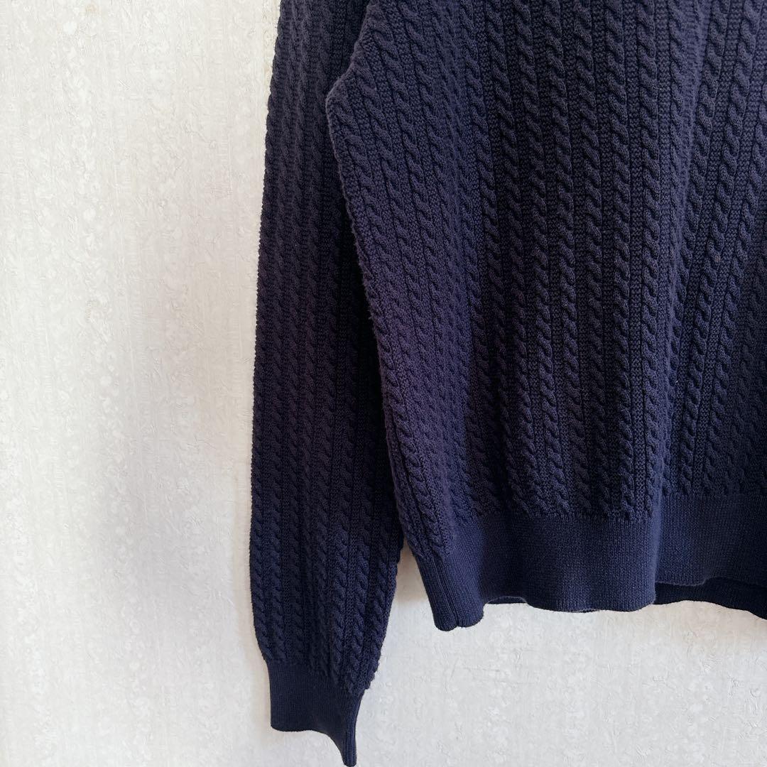 【美品】POLO GOLF RALPH LAUREN コットン ケーブルニット