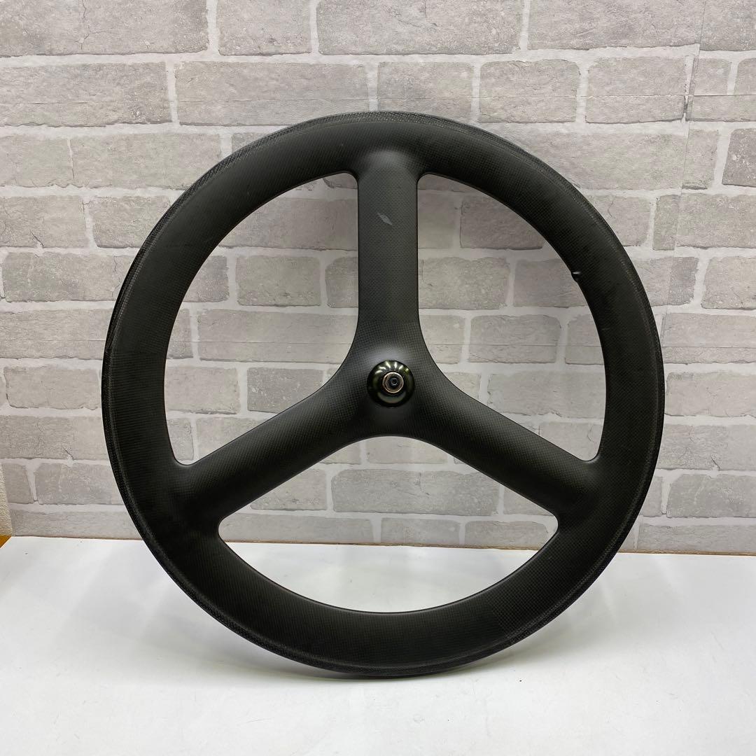 メーカー不明 チューブラーカーボンホイール フロント用