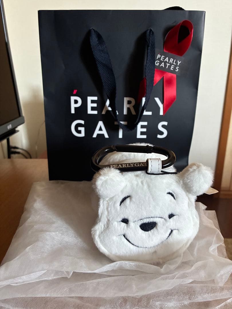 新品未使用 【PEARLY GATES 】プーさんボールポーチ