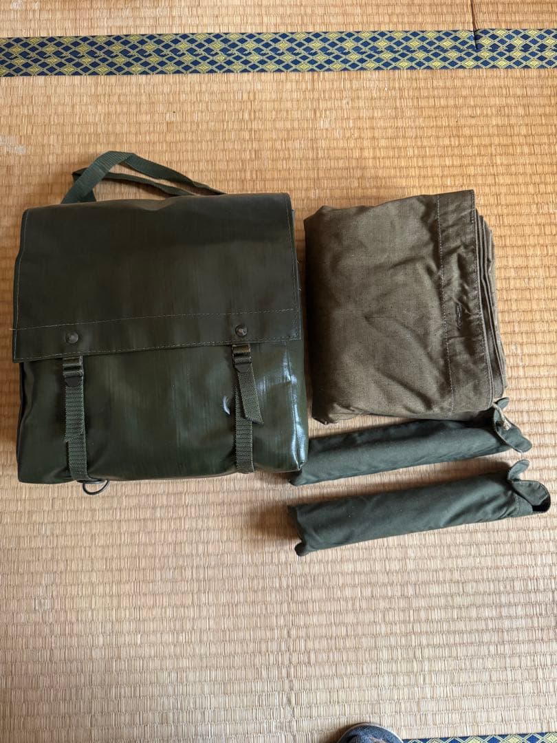 軍幕　ポーランド　サイズ2×2枚　ロシア軍×1枚