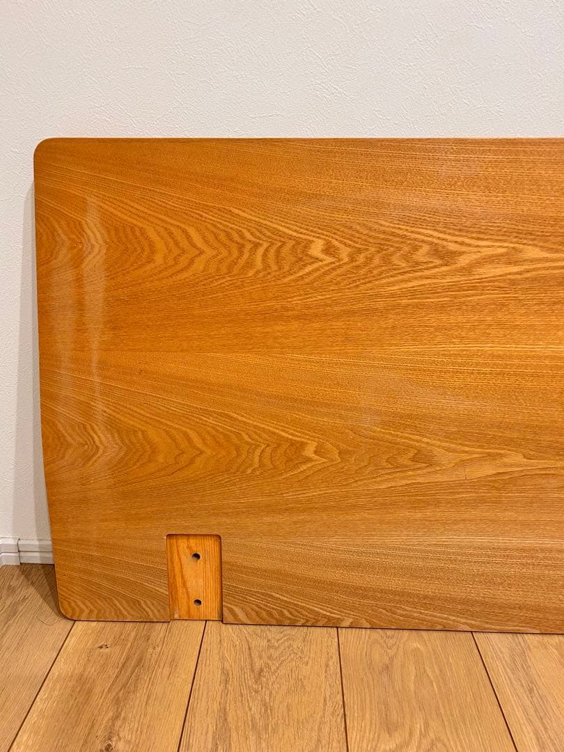 無印良品　旧型ヘッドボード　ダブル　オーク材