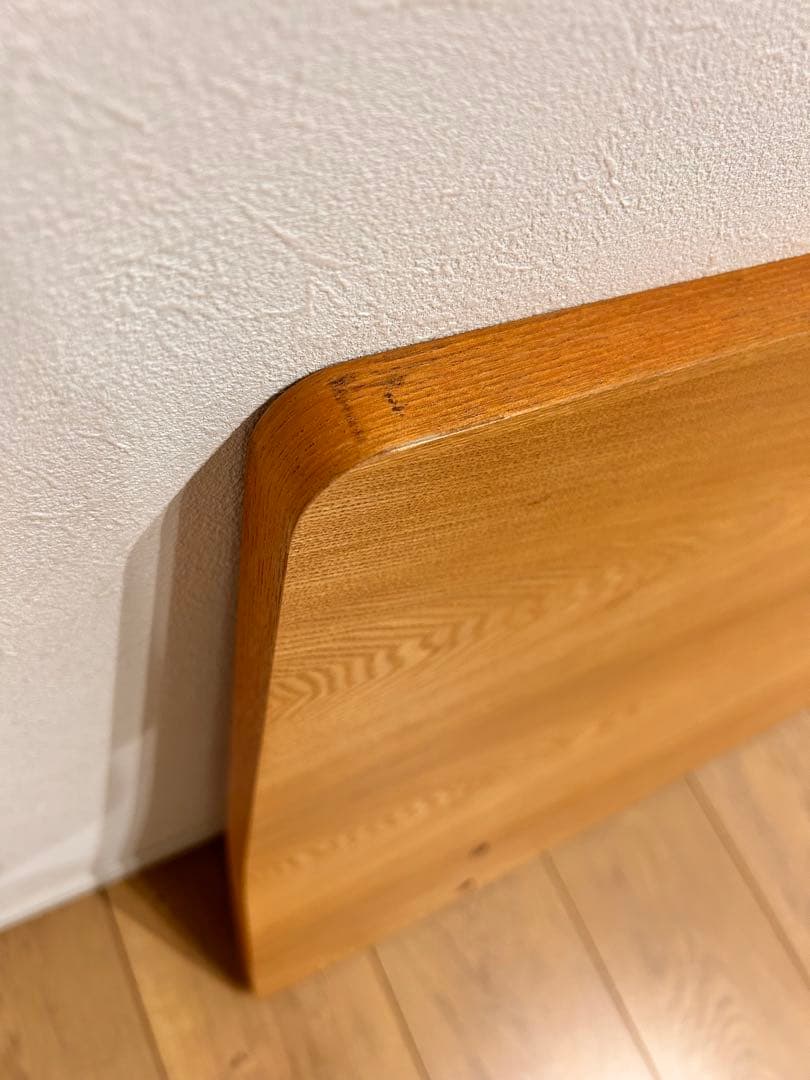 無印良品　旧型ヘッドボード　ダブル　オーク材