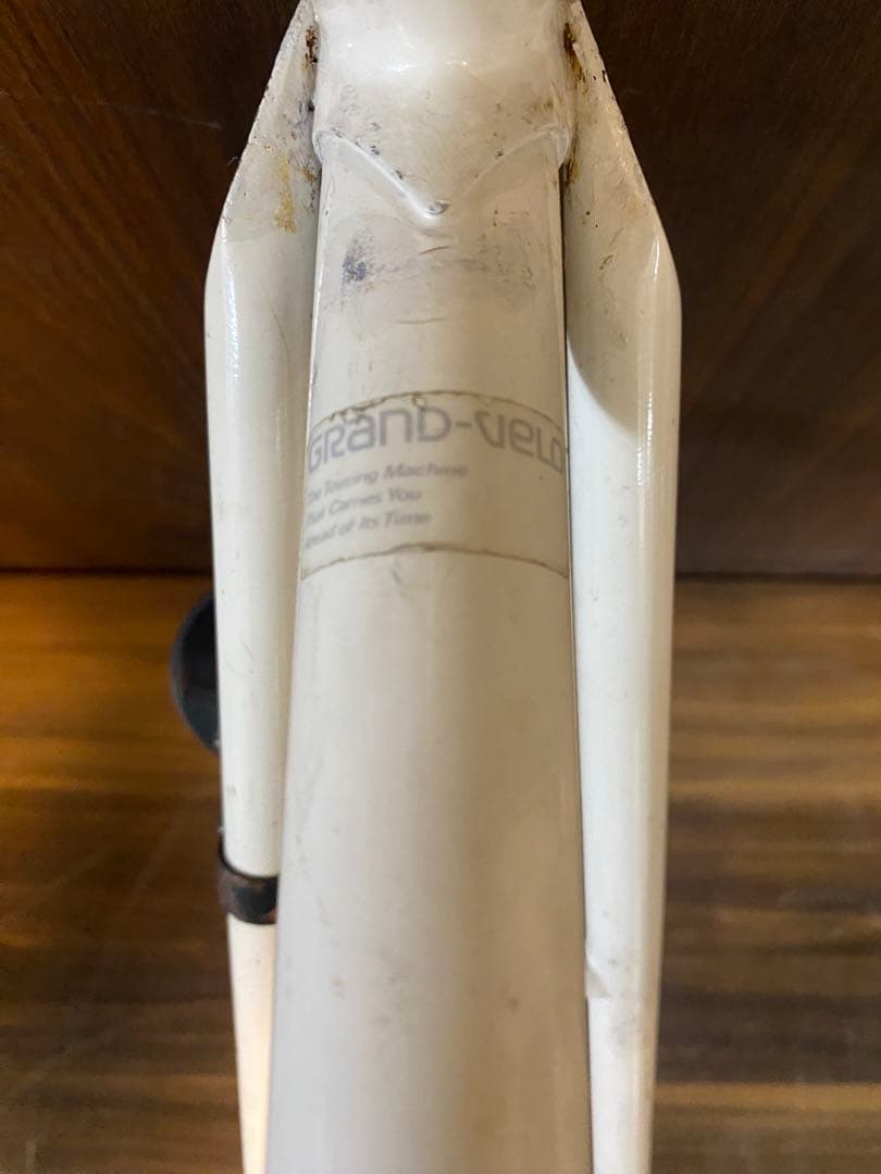 BRIDGESTONE GRAND-VELO フレーム　白　自転車　ロ