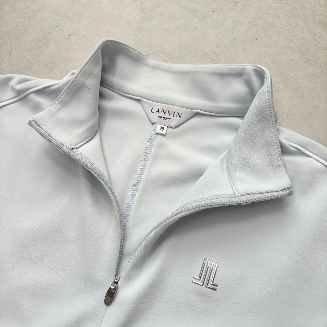 LANVIN SPORT ランバンスポール　ハーフジップ長袖シャツ 38