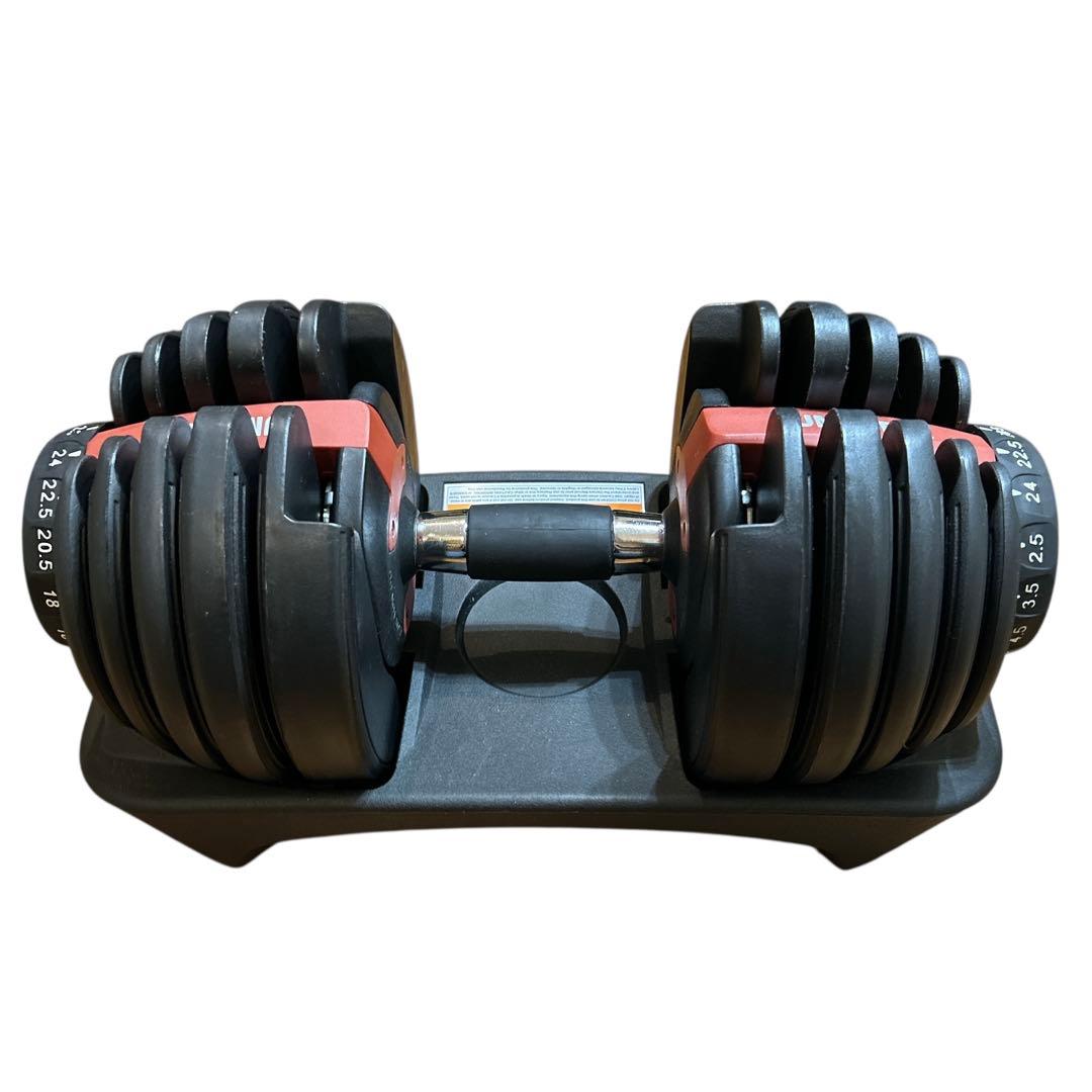美品 DUMBELL① ダンベル 可変式 24kg TOPFILM