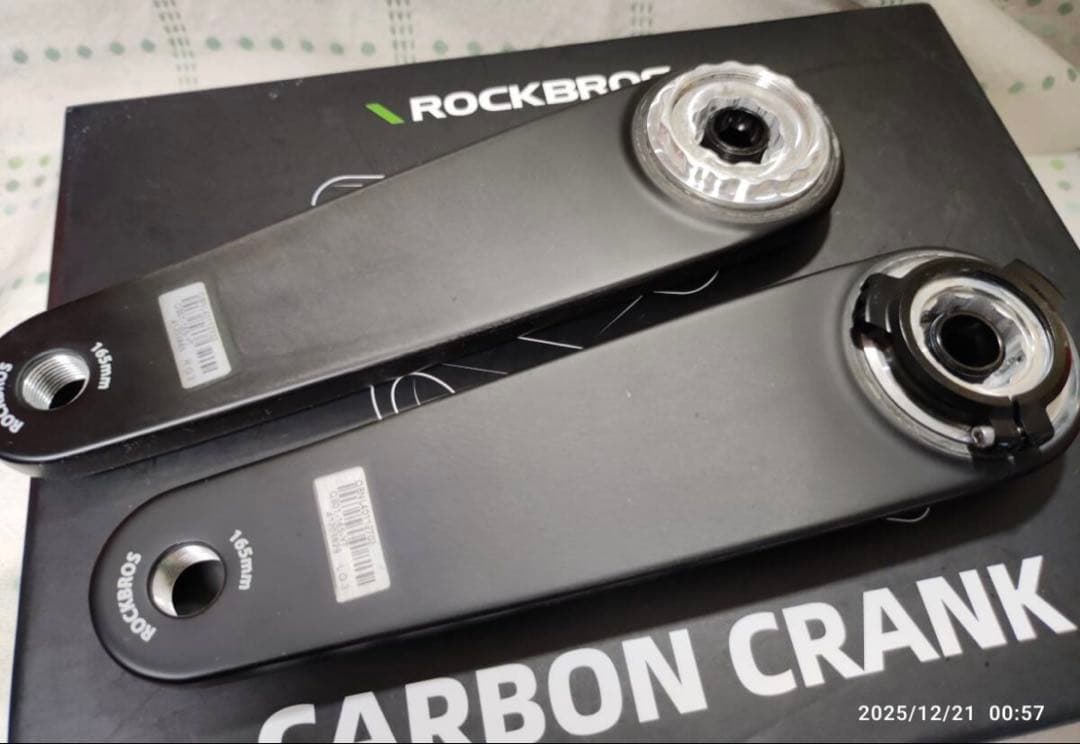 ROCKBROS カーボンクランク　165mm ロックブロス