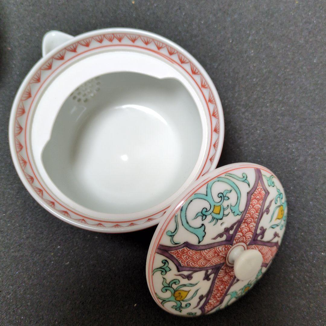 御室焼 和善作 煎茶器セット日本の陶芸 茶碗と急須セット