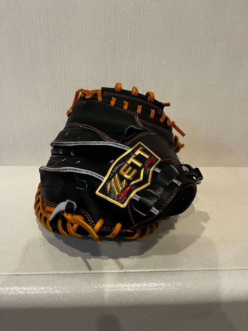 新品　ZETT 野球 少年軟式 プロステイタス　捕手用 キャッチャーミット　右投